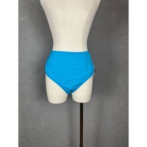 Anne Cole Women's Convertible High-Waist Bikini Bottoms Extra Large Blue NWT's